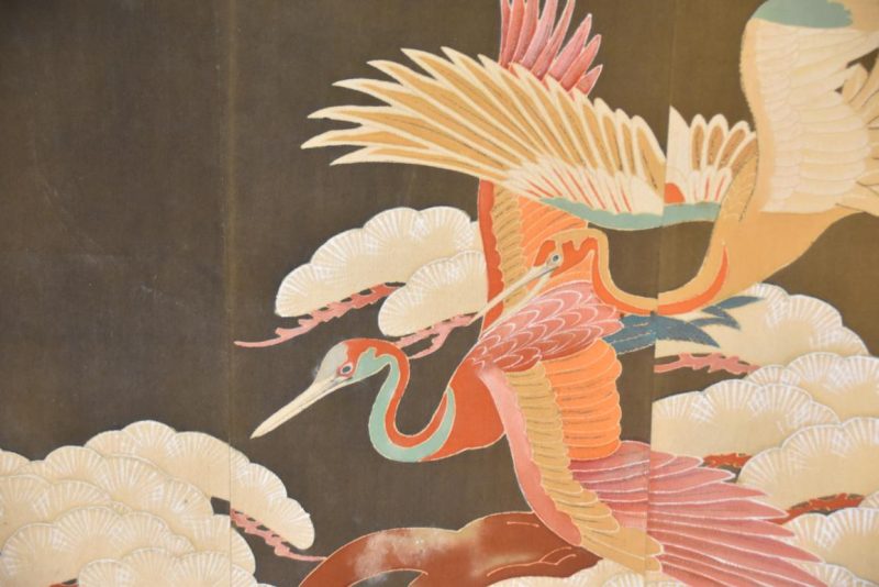 Taisho Period Tomesode 2 Panel Screen Width:1360mm - Image 6