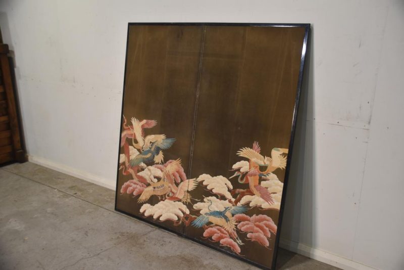 Taisho Period Tomesode 2 Panel Screen Width:1360mm - Image 5