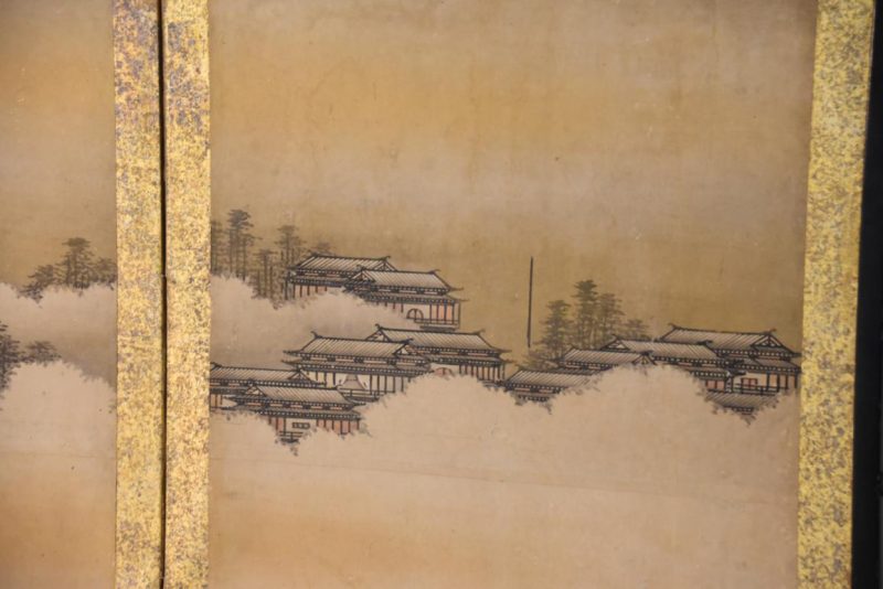 Early Edo Period Ink Brush Landscapes 6 Panel Screen Width:Width:2850mm - Image 5