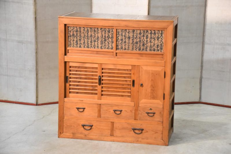 Choba Dansu Antique Merchant Chest Width:910mm - Image 2