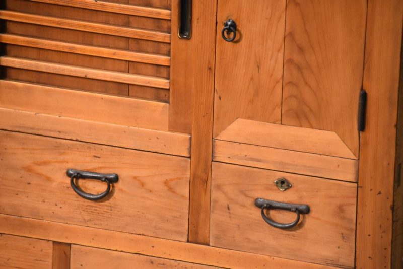 Choba Dansu Antique Merchant Chest Width:910mm - Image 8