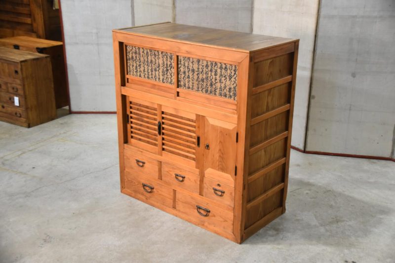 Choba Dansu Antique Merchant Chest Width:910mm - Image 7