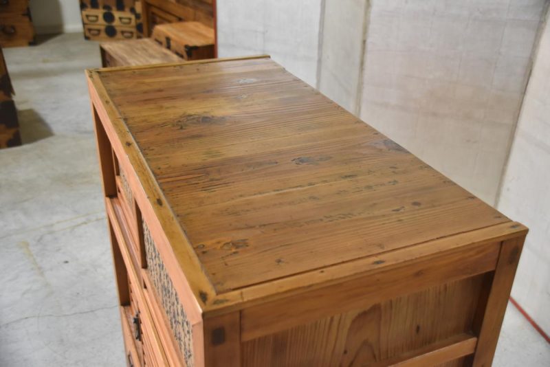 Choba Dansu Antique Merchant Chest Width:910mm - Image 5