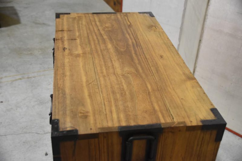 Early Meiji Period Tokyo Region Merchant Chest Width:790mm - Image 5