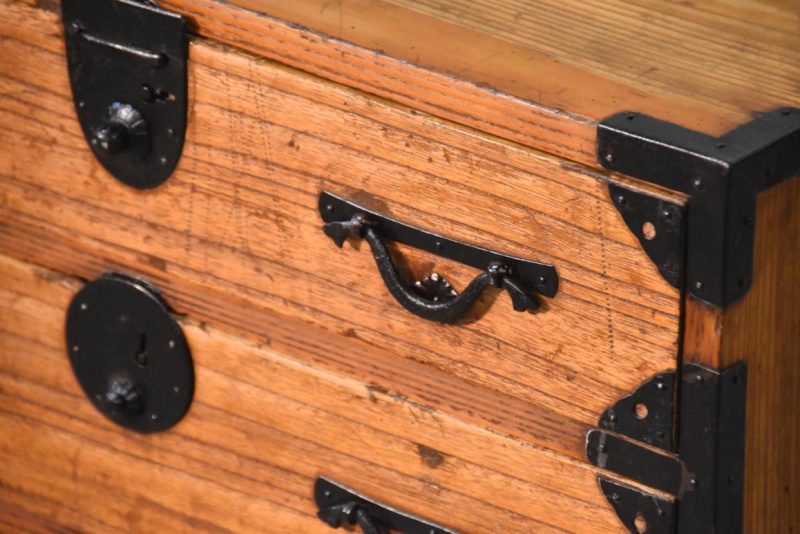 Antique Kodansu Small Chest Width:580mm - Image 8