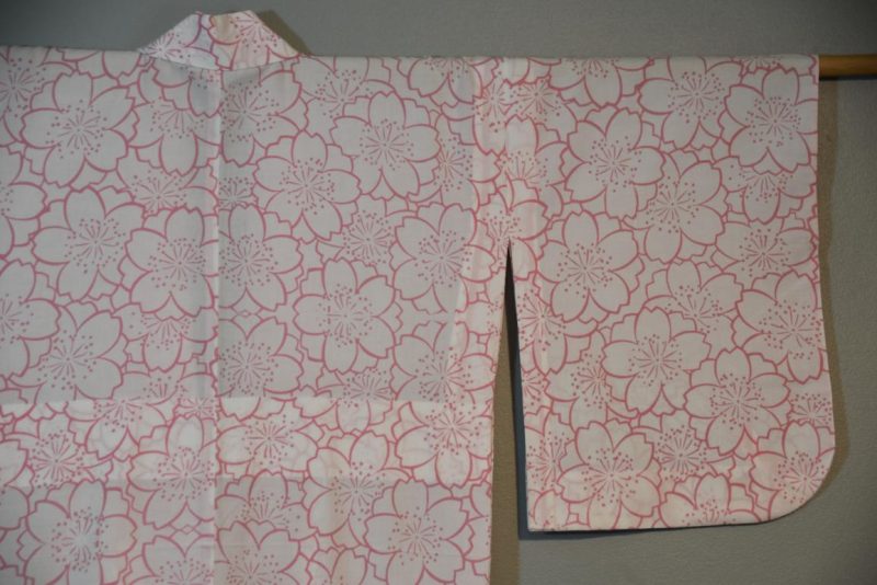 Japanese Cherry Blossom Cotton Yukata - Image 5