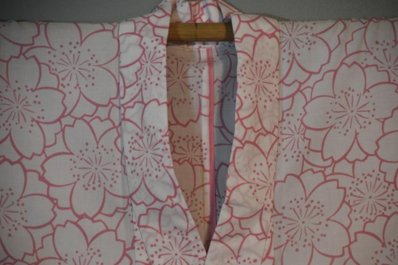 Japanese Cherry Blossom Cotton Yukata - Image 3