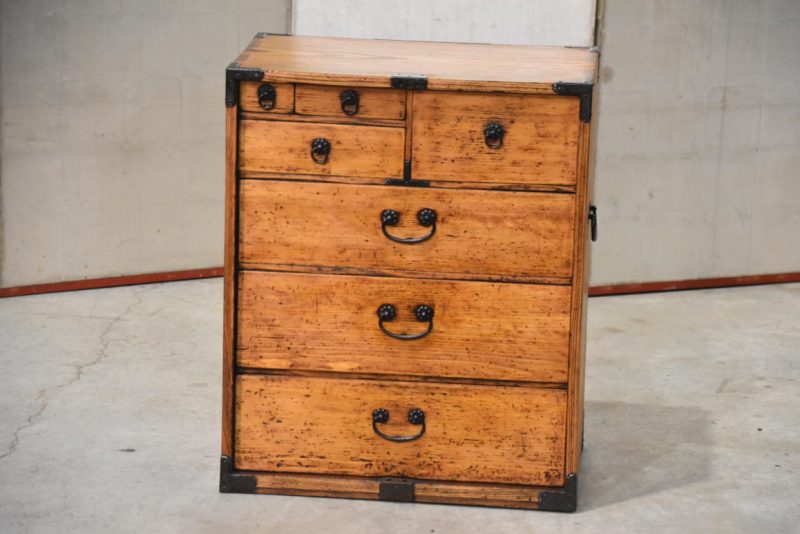 Hikidashi Antique Chest of Drawers Width:545mm - Image 2