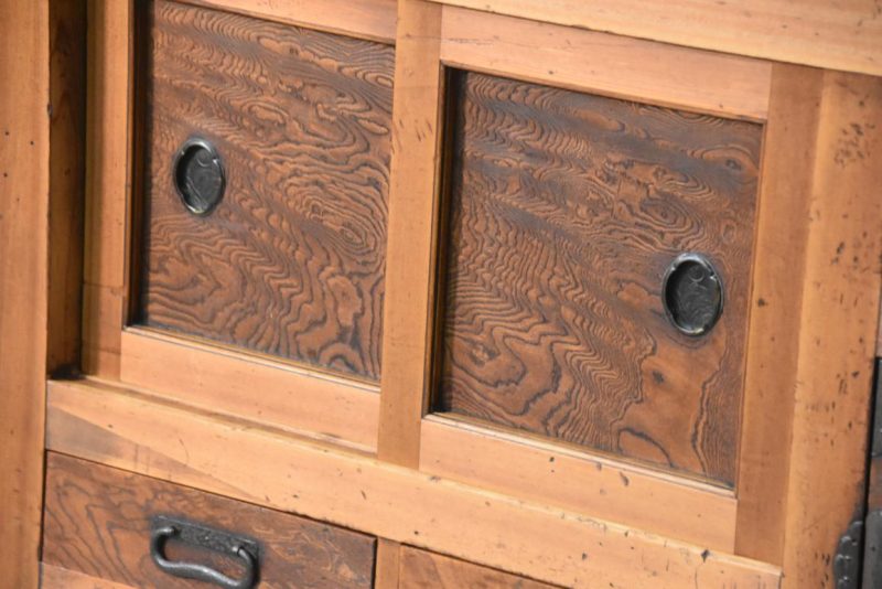 Japanese Elm Wood 10 Drawer Sideboard Width:1700mm - Image 10