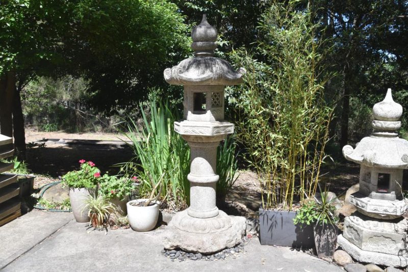 Antique Garden Lantern from Kyoto Height:2460mm