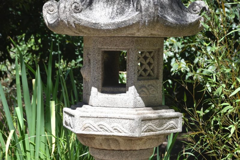 Antique Garden Lantern from Kyoto Height:2460mm - Image 9