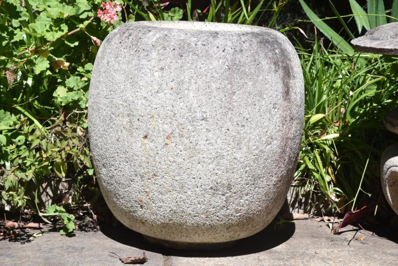 Antique Japanese Granite Garden Basin Width:740mm - Image 2