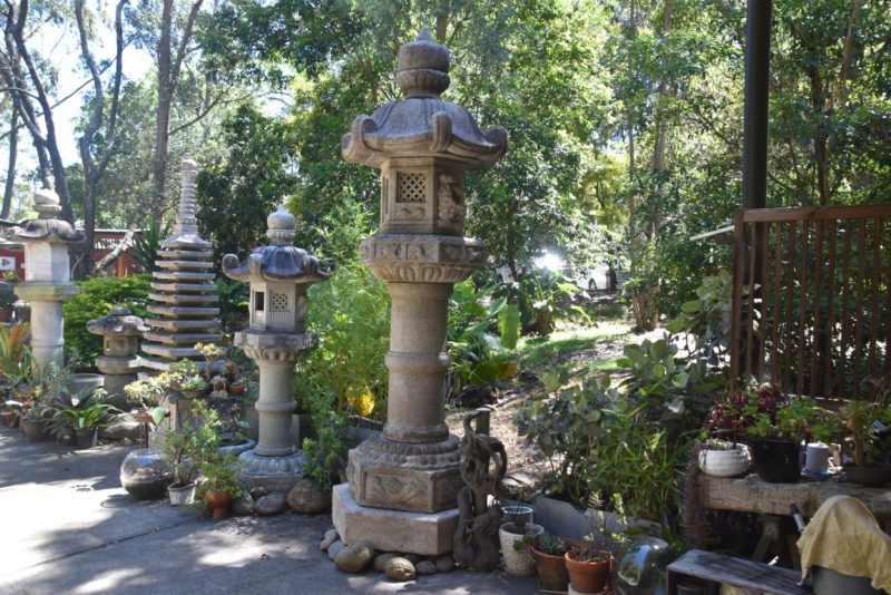 Antique Granite Garden Lantern Height:3300mm's