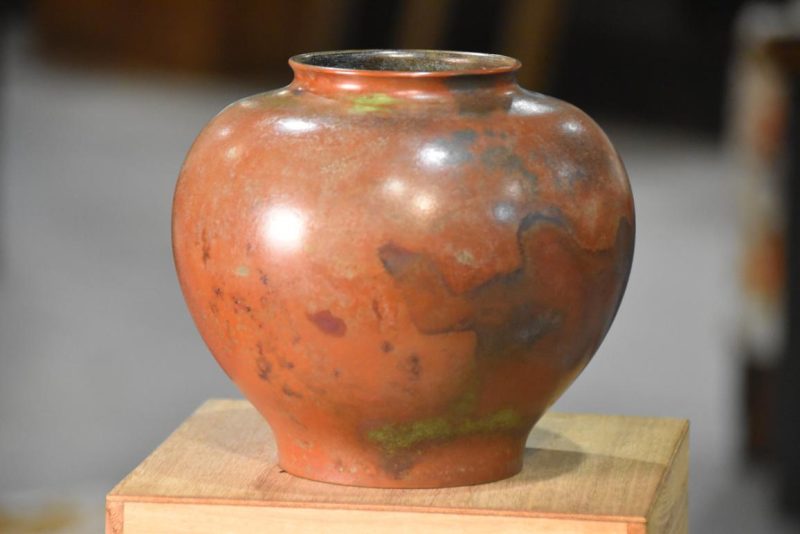 Japanese Murashi Do Vase Width:210mm