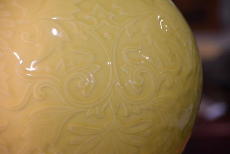 Japanese Yellow Celadon Vase Height:520mm - Image 9