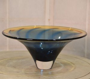 Japanese Glass Ikebana Vase Width:340mm
