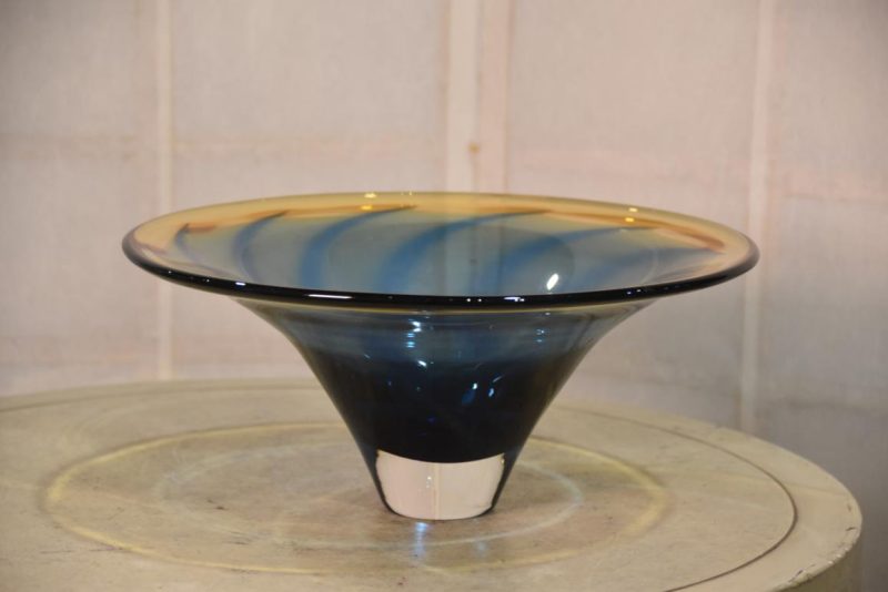 Japanese Glass Ikebana Vase Width:340mm