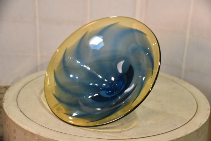 Japanese Glass Ikebana Vase Width:340mm - Image 5