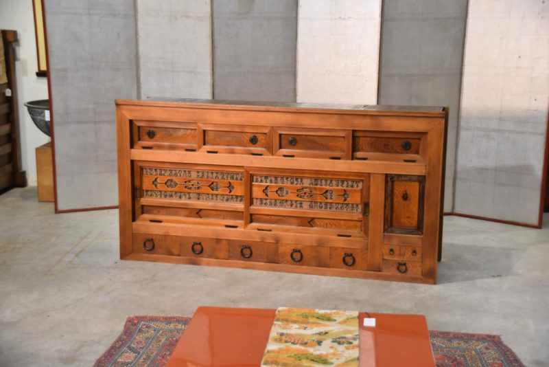 Japanese Kyoto Region Mizuya Dansu Sideboard Width:1815mm