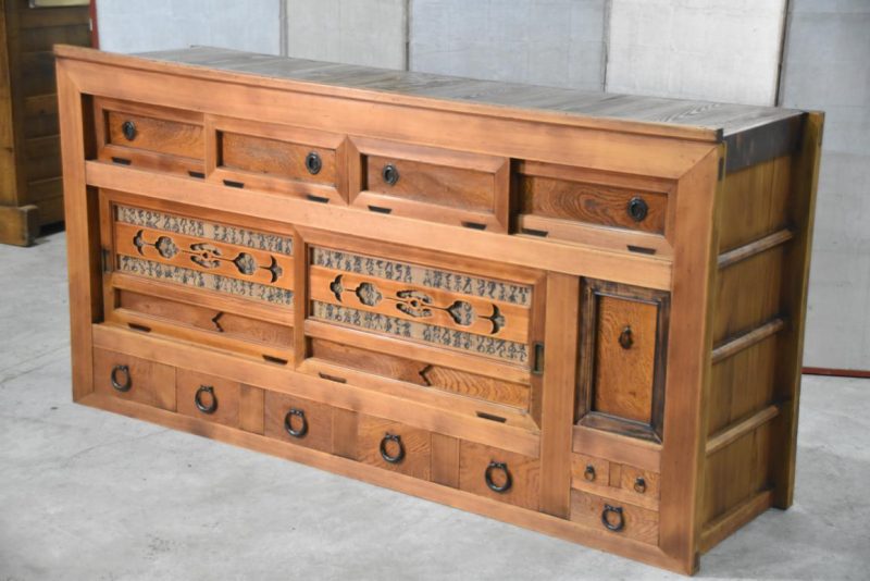 Japanese Kyoto Region Mizuya Dansu Sideboard Width:1815mm - Image 12