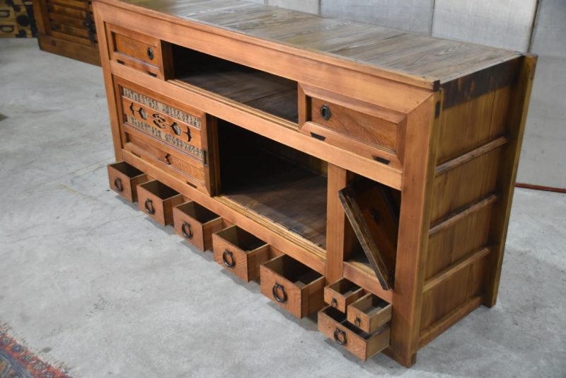 Japanese Kyoto Region Mizuya Dansu Sideboard Width:1815mm - Image 8