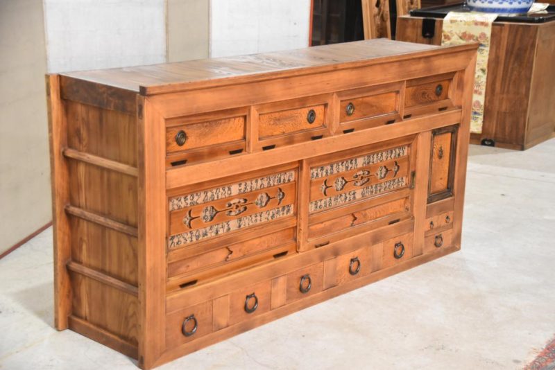 Japanese Kyoto Region Mizuya Dansu Sideboard Width:1815mm - Image 4