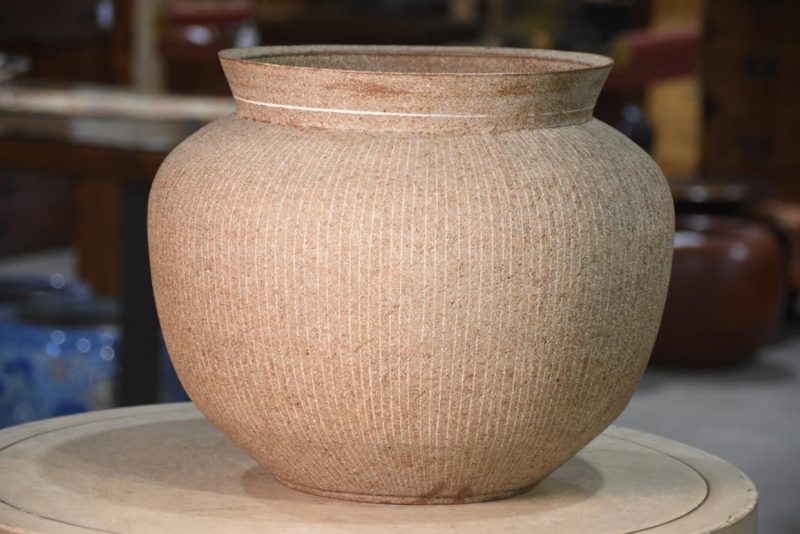 Contemporary Japanese Pottery Vase Width:375mm - Image 2