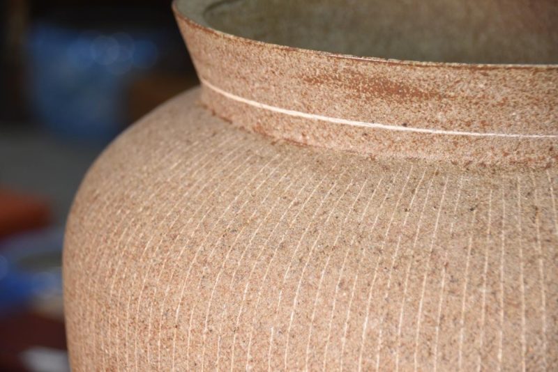 Contemporary Japanese Pottery Vase Width:375mm - Image 7