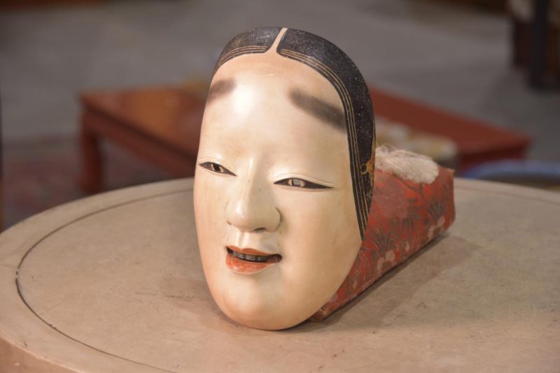 Japanese Wooden Noh Mask - Image 2