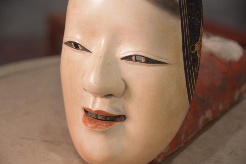 Japanese Wooden Noh Mask - Image 7