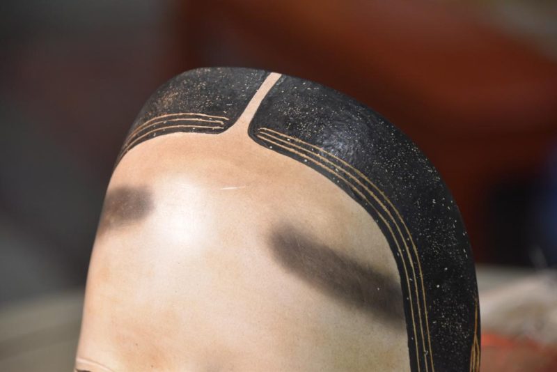 Japanese Wooden Noh Mask - Image 6