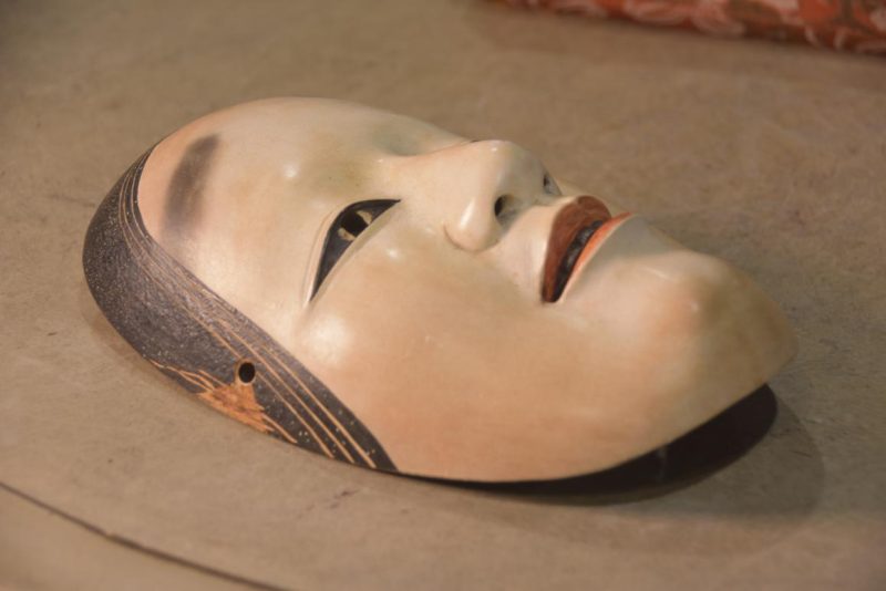Japanese Wooden Noh Mask - Image 4