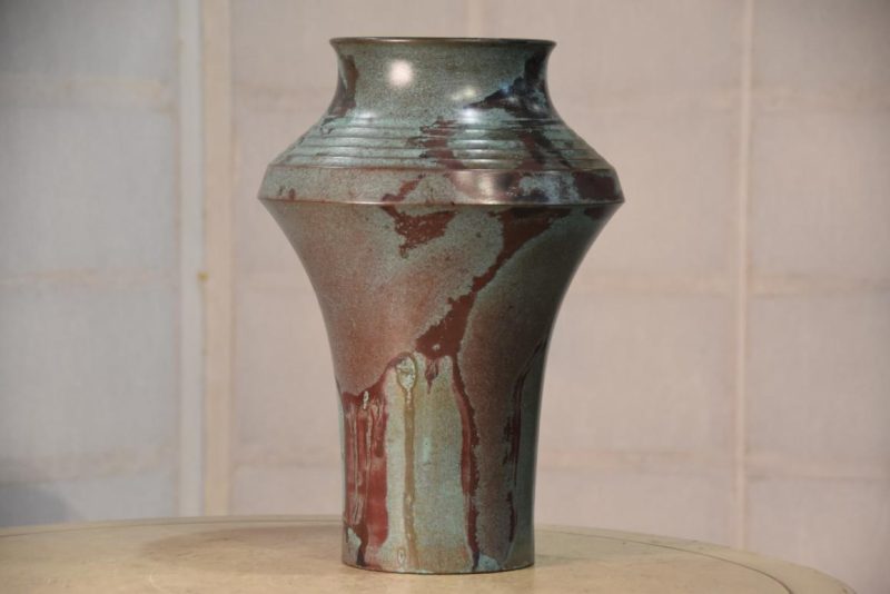 Japanese Seido Bronze Vase Height:290mm - Image 9