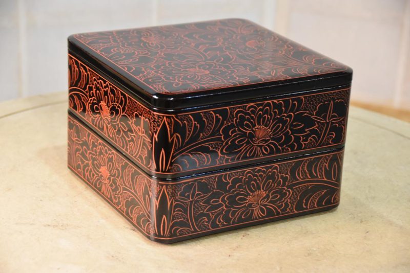 Japanese Lacquered Jubako Width:200mm - Image 2