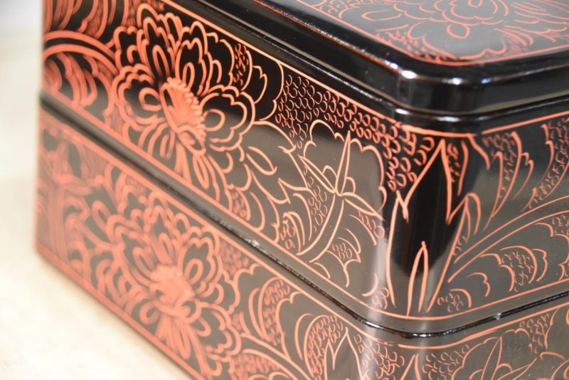 Japanese Lacquered Jubako Width:200mm - Image 6