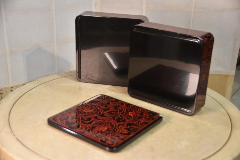 Japanese Lacquered Jubako Width:200mm - Image 3