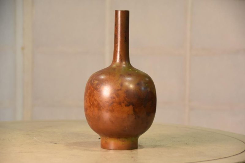 Vintage Murashido Bronze Vase Width:110mm - Image 2