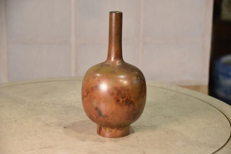 Vintage Murashido Bronze Vase Width:110mm