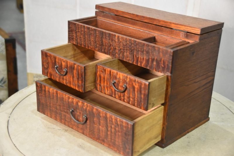 Hari Bako Japanese Vintage Sewing Box Width:297mm - Image 6
