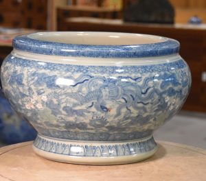 Vintage Porcelain Hibachi Width:455mm