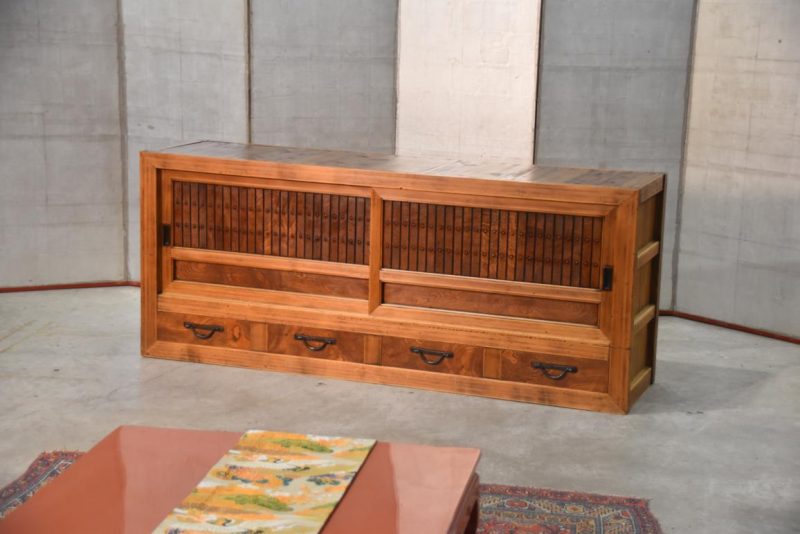 Japanese Mizuya Dansu Low Sideboard Width:1750mm