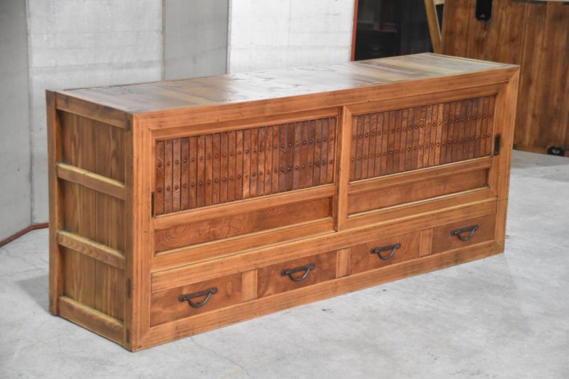 Japanese Mizuya Dansu Low Sideboard Width:1750mm - Image 8