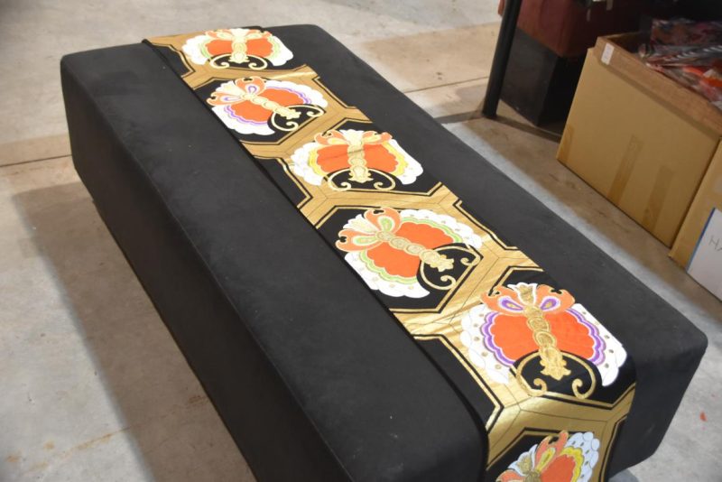 Japanese Obi with Butterfly Design Width:4000mm - Image 5