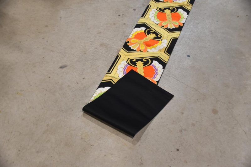 Japanese Obi with Butterfly Design Width:4000mm - Image 3