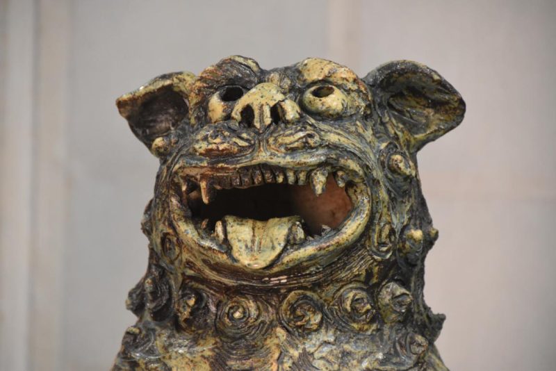 Pair of Japanese Lion Dogs Shishi Height:500mm - Image 7