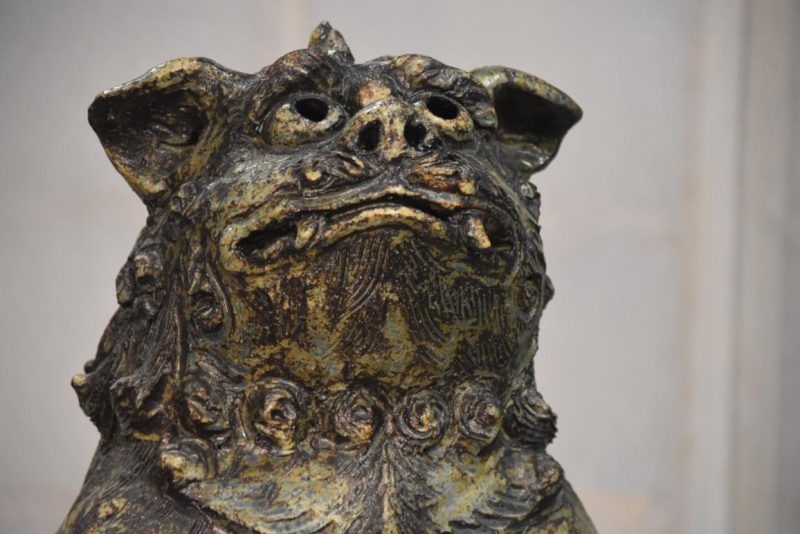 Pair of Japanese Lion Dogs Shishi Height:500mm - Image 6