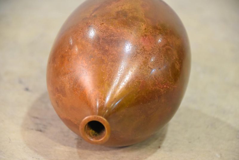Vintage Murashido Bronze Vase Width:100mm - Image 5