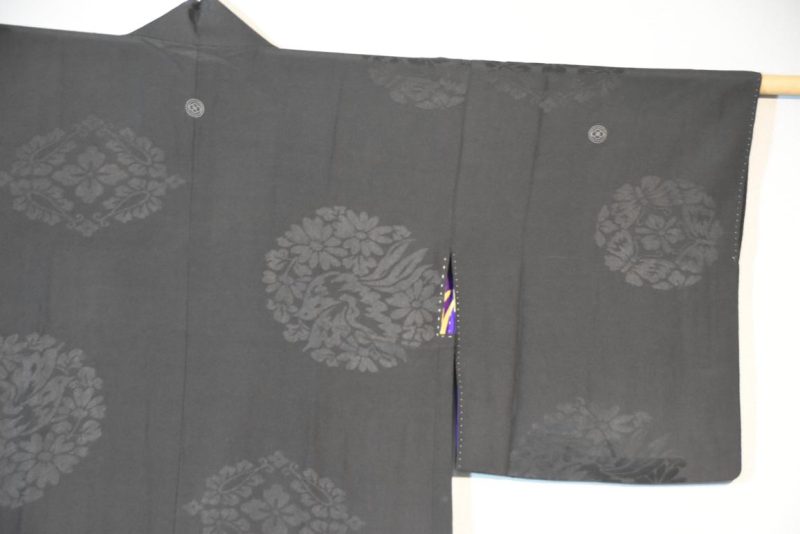 Vintage Silk Jacquard Haori - Image 4