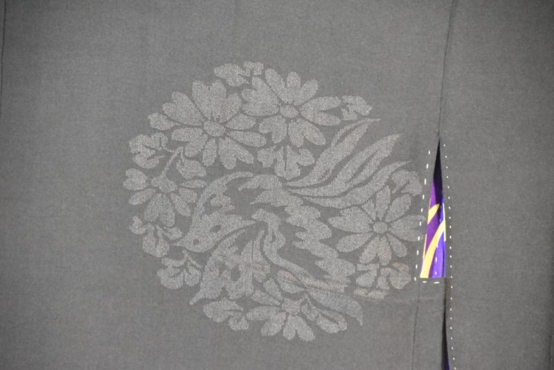 Vintage Silk Jacquard Haori - Image 8