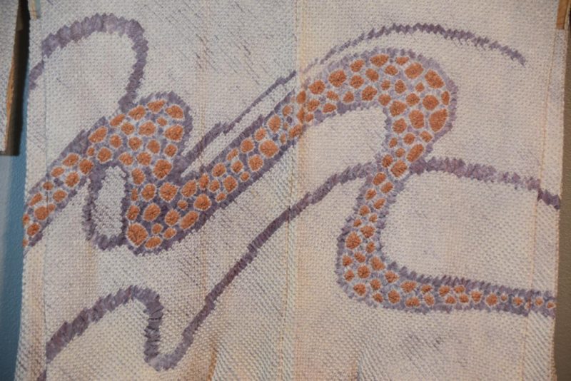 Vintage Silk Shibori Haori - Image 11